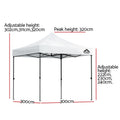 Instahut 3x3m Pop Up Gazebo Marquee Tent 500D Oxford Camping
