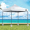 Instahut Gazebo Pop Up 3x3m w/Base Podx4 Marquee Folding Outdoor Wedding Camping Tent Shade Canopy White