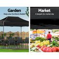 Instahut Gazebo 3x4.5m Pop Up Tent 500D Oxford Navy Camping