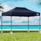 Instahut Gazebo Pop Up 3x4.5m Navy Marquee Tent w/Base Pods