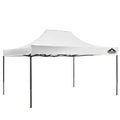 Instahut Gazebo Pop Up 3x4.5m Folding Tent 500D Oxford White