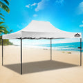 Instahut Gazebo Pop Up 3x4.5m Folding Tent 500D Oxford White