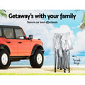Instahut Gazebo Pop Up 3x4.5m w/Base Podx4 Marquee Folding Outdoor Wedding Camping Tent Shade Canopy White