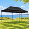 Instahut Gazebo Pop Up Marquee 3x6m Folding Tent Wedding Outdoor Camping Canopy Gazebos Shade Black