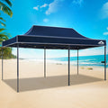 Instahut 3x6m Pop Up Gazebo Folding Tent 500D Oxford Navy Wedding