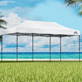 Instahut Gazebo 3x6m Pop Up Marquee Tent 500D White Folding