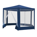 Instahut 2x2m Gazebo Marquee Wedding Party Tent Navy Mesh Canopy