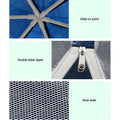 Instahut 2x2m Gazebo Marquee Wedding Party Tent Navy Mesh Canopy