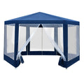 Instahut 2x2m Gazebo Marquee Wedding Party Tent Navy Mesh Canopy