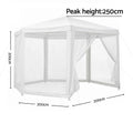 Instahut 2x2m Gazebo Marquee Wedding Party Tent Mesh Navy