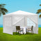 Instahut Gazebo 3x3m Wedding Party Tent Canopy Marquee White
