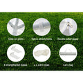 Instahut Gazebo 3x3m Wedding Party Tent Canopy Marquee White
