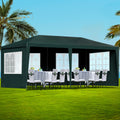 Instahut Gazebo 3x6m Green Marquee Tent Wedding Party Canopy 4 Panel