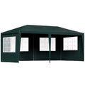 Instahut Gazebo 3x6m Green Marquee Tent Wedding Party Canopy 4 Panel