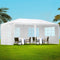 Instahut 3x6m Gazebo Marquee Wedding Tent White 4 Panel Side Wall