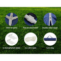 Instahut Gazebo 3x6m Wedding Party Tent Outdoor Canopy 6 Panel Blue
