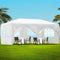 Instahut Gazebo 3x6m Wedding Party Tent Outdoor Canopy 6 Panel White