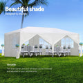 Instahut Gazebo 3x6m Wedding Party Tent Outdoor Canopy 6 Panel White