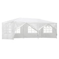 Instahut Gazebo 3x6m Wedding Party Tent Outdoor Canopy 6 Panel White
