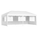 Instahut Pop Up Gazebo 3x6m Wedding Marquee Tent Canopy White