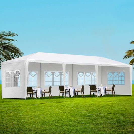 Instahut Gazebo 3x9m Marquee Tent Wedding Party Outdoor Canopy