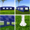 Instahut 3x9m Gazebo Marquee Wedding Party Tent 8 Panel Blue