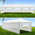 Instahut Gazebo 3x9m Marquee Tent 8 Panel White Wedding Party Canopy