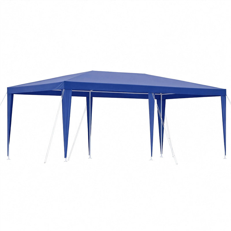 Instahut Gazebo 3x6m Wedding Party Marquee Tent Blue Outdoor Canopy