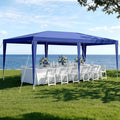 Instahut Gazebo 3x6m Wedding Party Marquee Tent Blue Outdoor Canopy