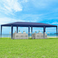Instahut Gazebo 3x9m Wedding Marquee Tent Outdoor Shade Blue
