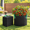 Green Fingers 15 Gallon Grow Bags 300gsm thick Aeration Fabric Pots 10 Pack