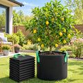 Green Fingers 20 Gallon Grow Bags 300gsm thick Aeration Fabric Pots 10 Pack
