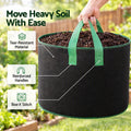Green Fingers 20 Gallon Grow Bags 300gsm thick Aeration Fabric Pots 10 Pack