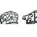 Gardeon Garden Bench Seat 100cm Cast Aluminium Vintage Green