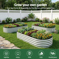 Green Fingers Raised Garden Bed 120x60x30cm Galvanised Metal