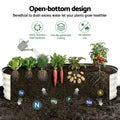 Green Fingers Raised Garden Bed 2 Pack 120x60x30cm White Galvanised