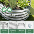 Green Fingers Galvanised Raised Garden Bed 150x70x30cm Metal Planter