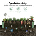 Green Fingers Raised Garden Bed 240x60x45cm Galvanised Planter