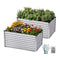 Green Fingers Raised Garden Bed 240x80cm Galvanised Planter Box