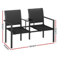 Gardeon Outdoor Garden Bench Seat Loveseat Patio Furniture Chair