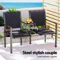 Gardeon Outdoor Garden Bench Seat Loveseat Patio Furniture Chair