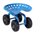 Gardeon Garden Seat 360 Swivel Adjustable Work Scooter 150kg