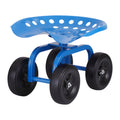 Gardeon Garden Seat 360 Swivel Adjustable Work Scooter 150kg