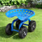 Gardeon Garden Seat 360 Swivel Adjustable Work Scooter 150kg