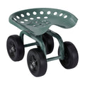 Gardeon Garden Seat 360 Swivel Rolling Work Scooter 150kg