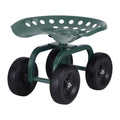 Gardeon Garden Seat 360 Swivel Rolling Work Scooter 150kg