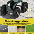 Gardeon Garden Seat 360 Swivel Rolling Work Scooter 150kg