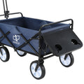 Gardeon Garden Cart Blue with Cup Holders