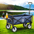 Gardeon Garden Cart Blue with Cup Holders