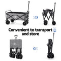 Gardeon Garden Cart Cargo Net Grey